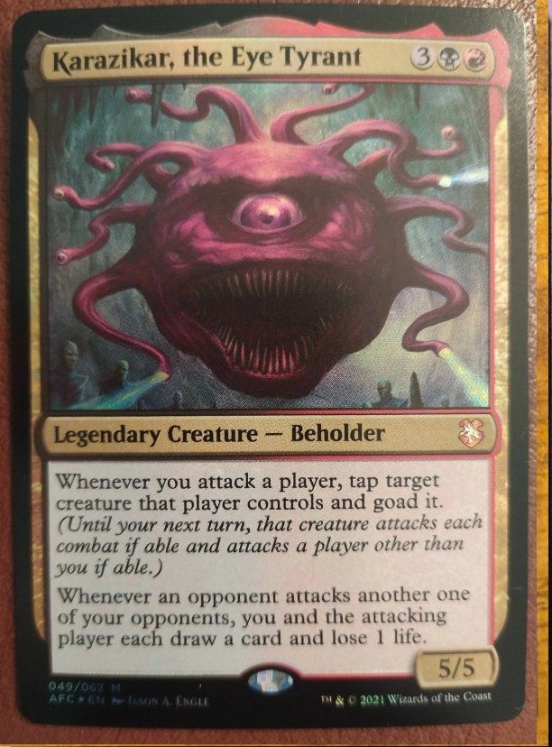 Magic The Gathering Carte collezionabili: Karazikar, the Eye Tyrant - FOIL - MtG - EN – Usato da Bolligen venduto da Gurkenfeld
