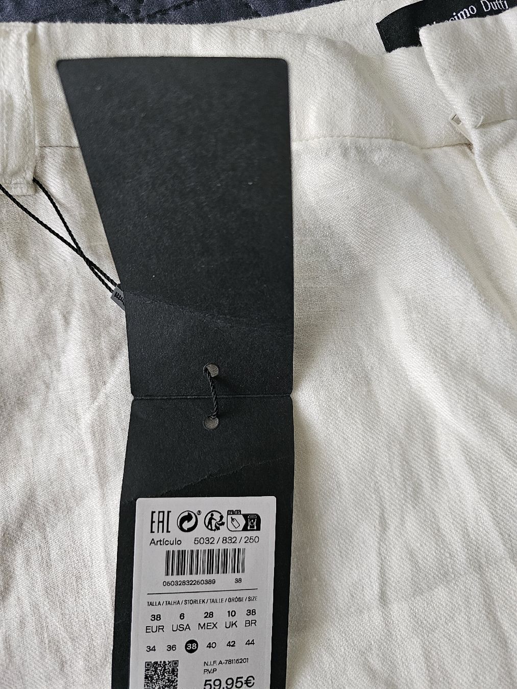 Massimo Dutti Pantaloni: Hose aus Leinen von Massimo Dutti Gr 38/40 – Nuovo e nell'imballaggio originale da Forch venduto da nin_8jvc 1