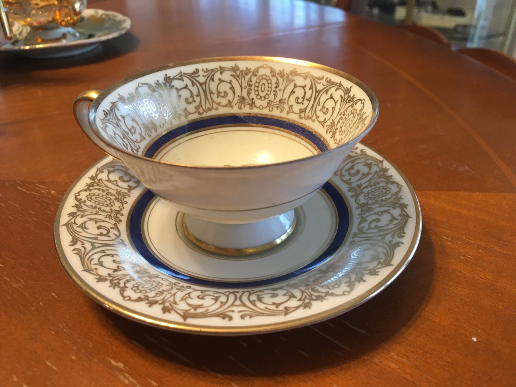 Tazze: Zwei Espressotässchen, blau und hellrosa – Usato da Eich venduto da Jokove63 1