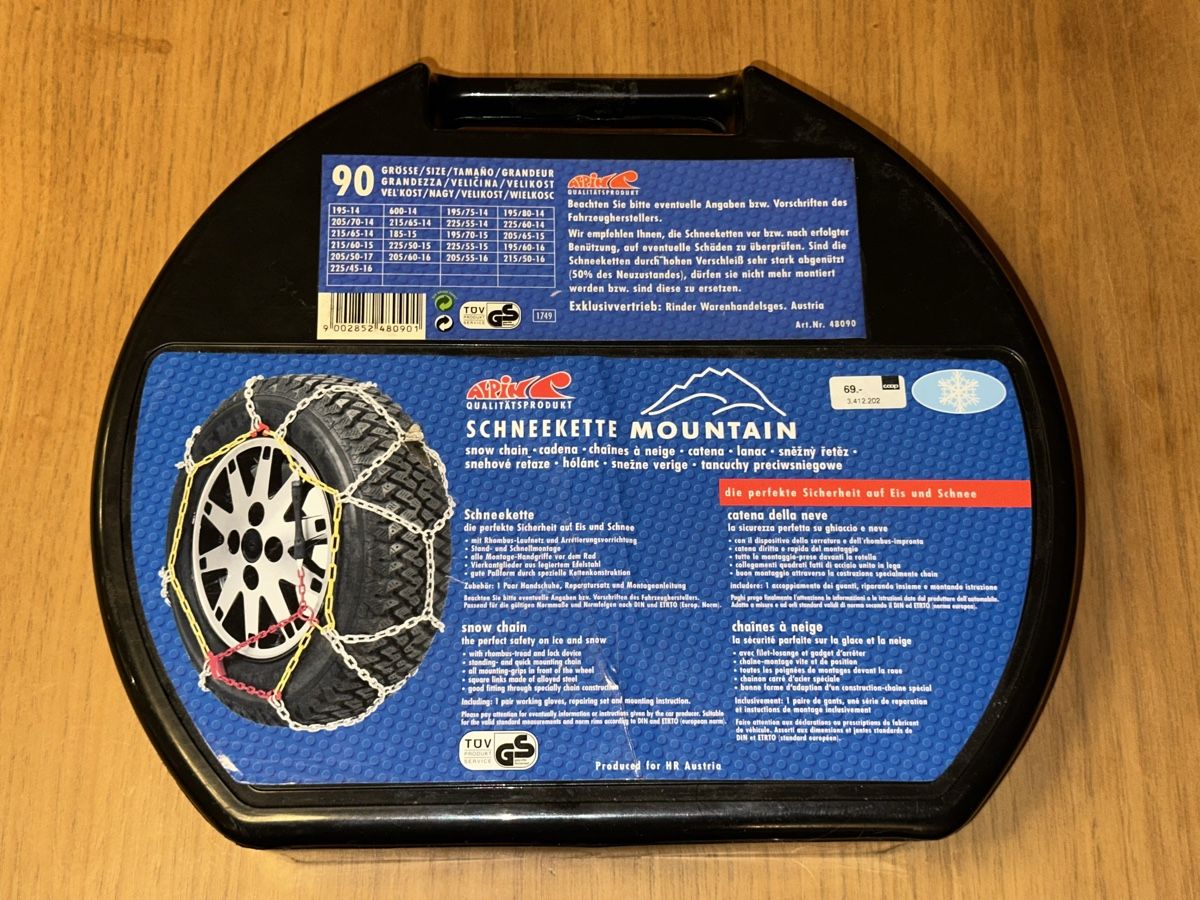Catene da neve: Schneeketten Grösse 90 – Nuovo e nell'imballaggio originale da Richterswil venduto da Model500 2