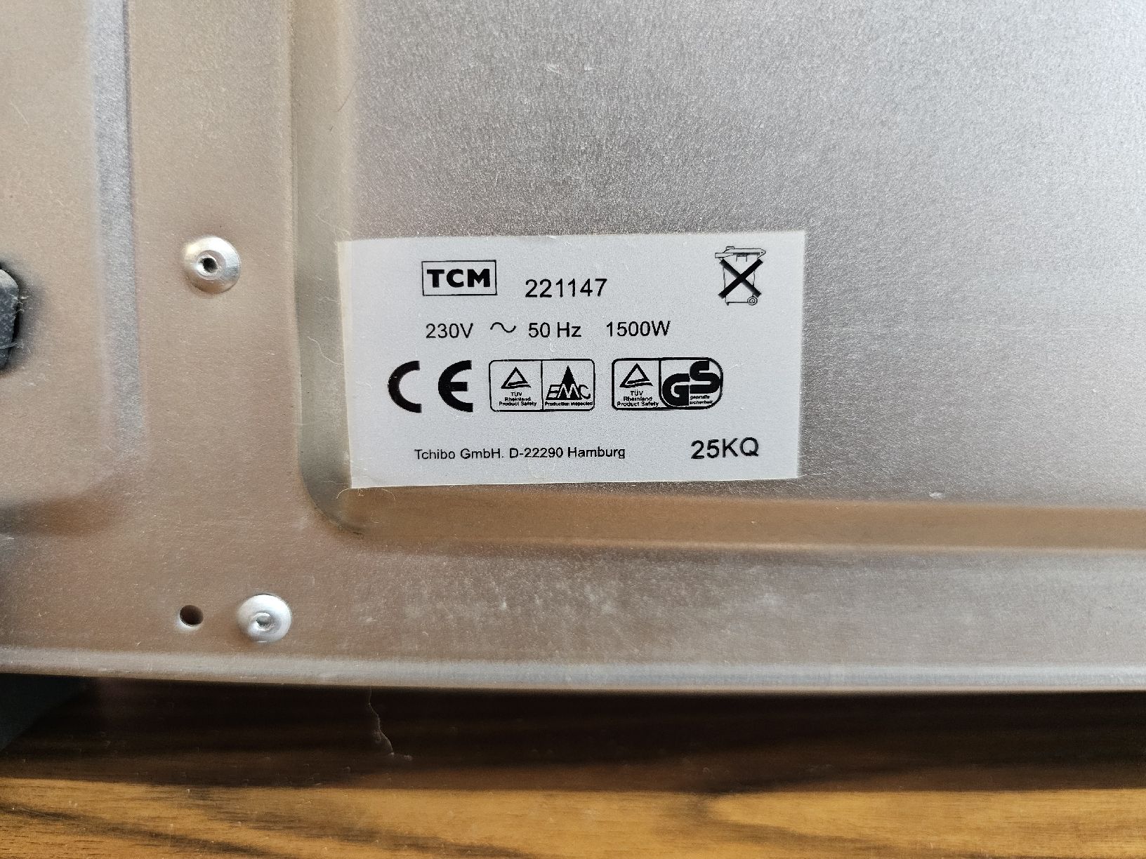 Küchengeräte: TCM Kleinbackofen – Gebraucht aus Meisterschwanden von Hummer21 3