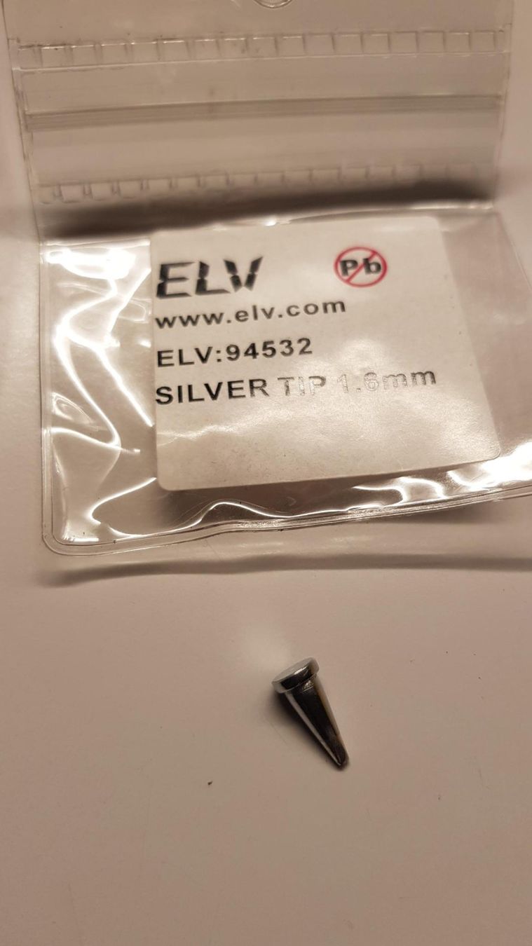 Tutti gli attrezzi: 4 Lötspitzen ELV Silver Tip, neu – Nuovo e nell'imballaggio originale da Frauenfeld venduto da Tozz 1