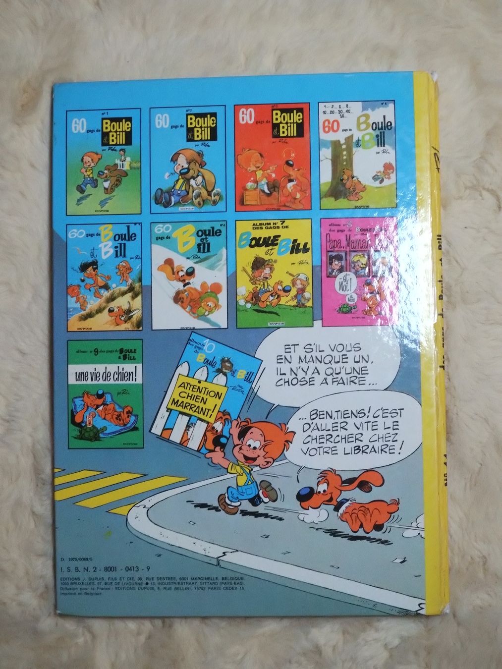 Fumetti: Boule et Bill - Jeux de Bill - EO – Usato da Farvagny-le-Grand venduto da LaCaverne 1
