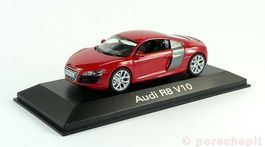 Miniature Audi R8 V10 rouge neuve 1/43
