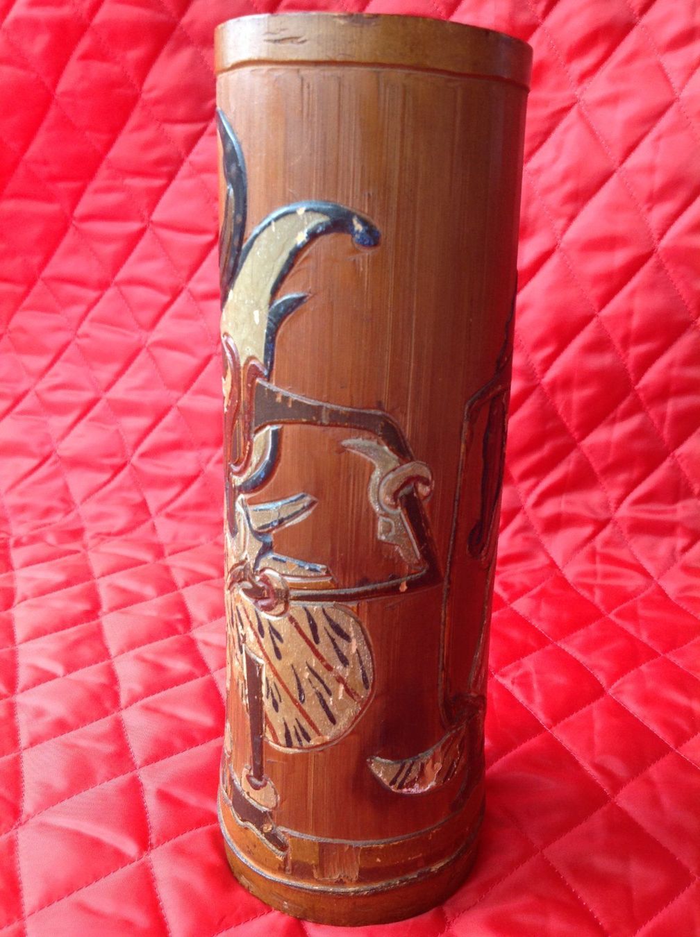 Vase & Récipients: Bambus, Vase/Behälter 20.Jh. – D'occasion à Oberohringen par nichtmehrneu 1