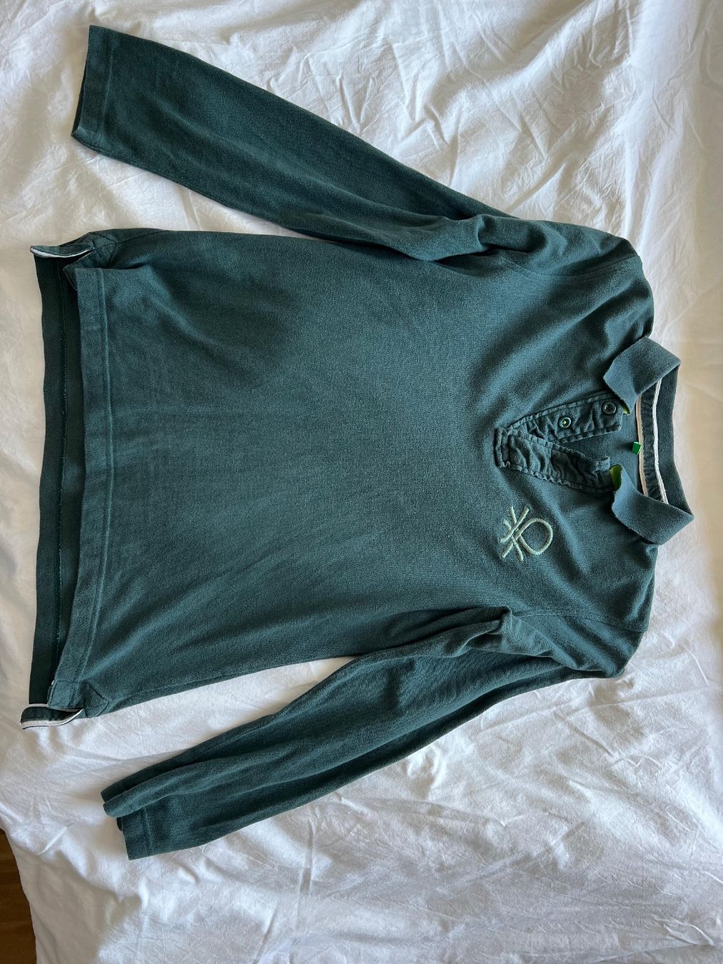 Benetton Magliette Polo: Benetton Langarm Polohemd, Gr. M – Usato da Luzern venduto da moritz_a 2