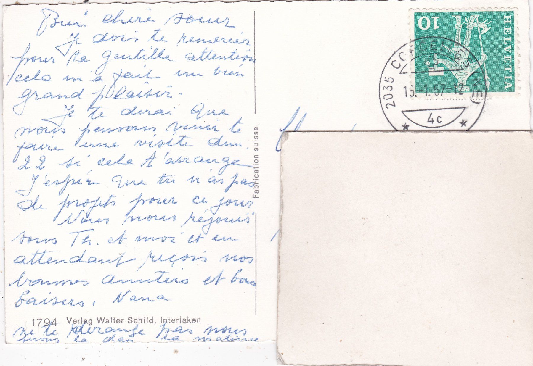 Cartoline postali: Mürrenbahn Jungfrau 1967 – Usato da Herisau venduto da Lisegrat2008 1