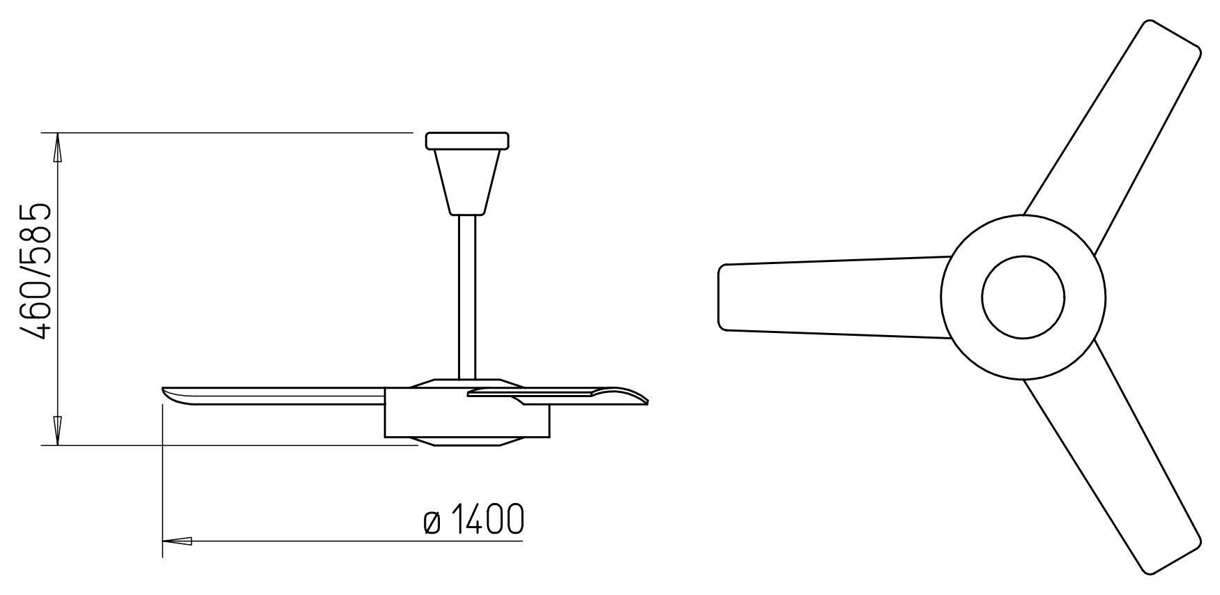 Helios Ventilateurs: Helios DVW140 Deckenventilator – Neuf avec emballage d'origine à Bottighofen par zaap 1