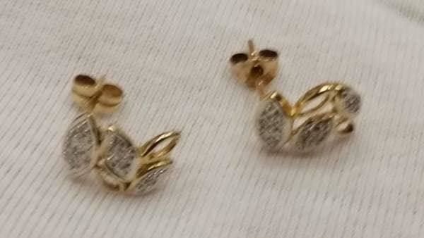 Orecchini pendenti & Orecchini a lobo: Gold 750(18k) mit Diamant – Usato da Adliswil venduto da prince65 9