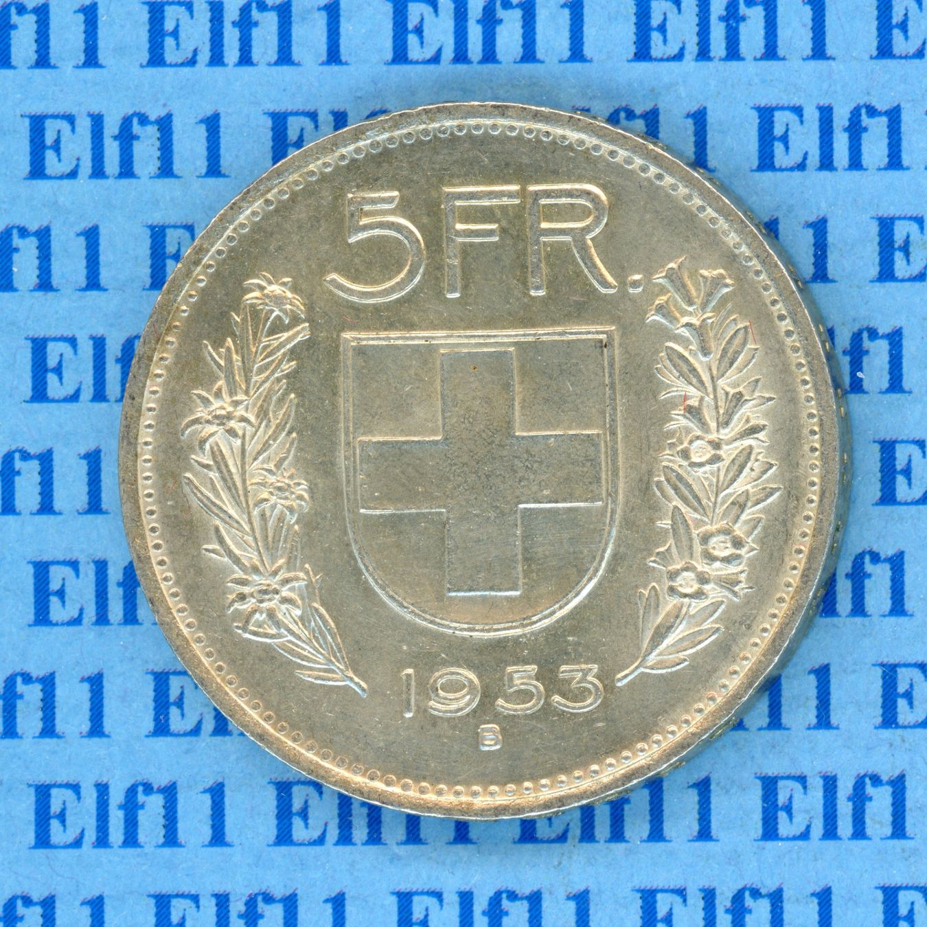 Tutti le monete: CHF___5.00 1953 unz 5 Franken – Nuovo (secondo la descrizione) da Widnau venduto da Elf11