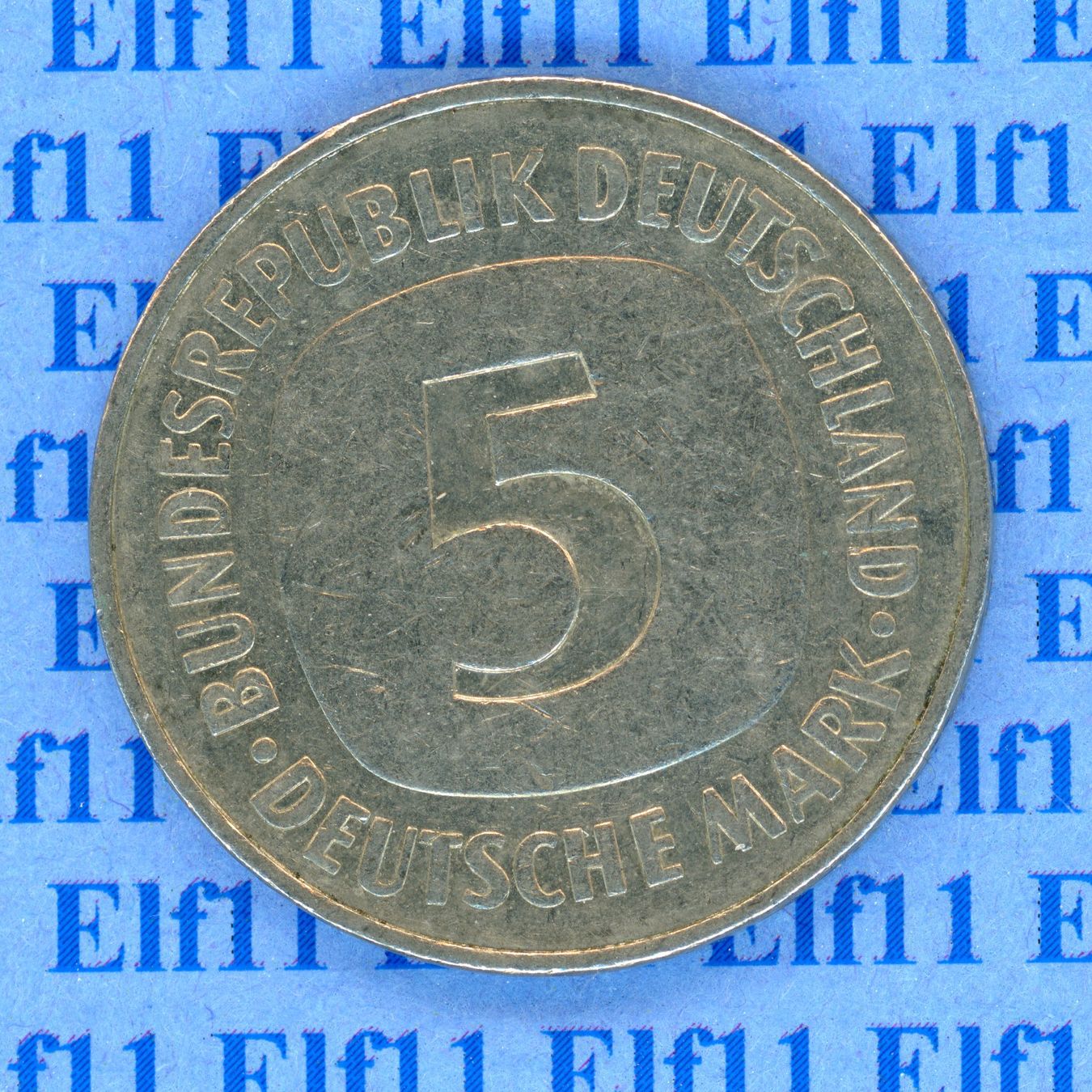 Alle Münzen: DEM___5.00 1978J -vz 5 Deutsche Mark – Gebraucht aus Widnau von Elf11 1