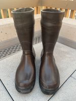 Gummistiefel Gr. 42 braun für Winter / wie NEU