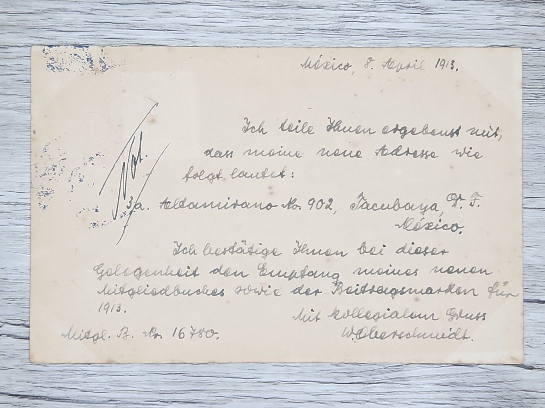 Tutti i francobolli: CL16 Carte Postale + Timbre Mexique 1913 – Usato da Cousset venduto da Patrick_Collections 1