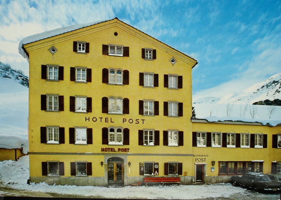 Cartoline postali: BIVIO Hotel Post, Auto – Nuovo (secondo la descrizione) da Jona venduto da philajona