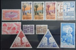 Somalia Franz. Kolonie ex. Kat. 135-287 */(*) 1924/47