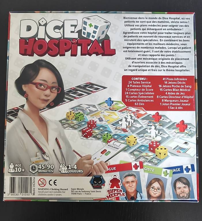 Giochi: Jeu de société Dice Hospital – Usato da Ecublens VD venduto da oomari 1