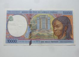 Central Afrika ++ 10000 Francs ND