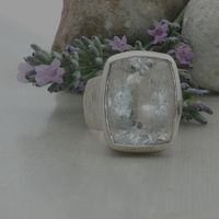 Unikate Silber Ring 925 Grösse 56 mit Beryll