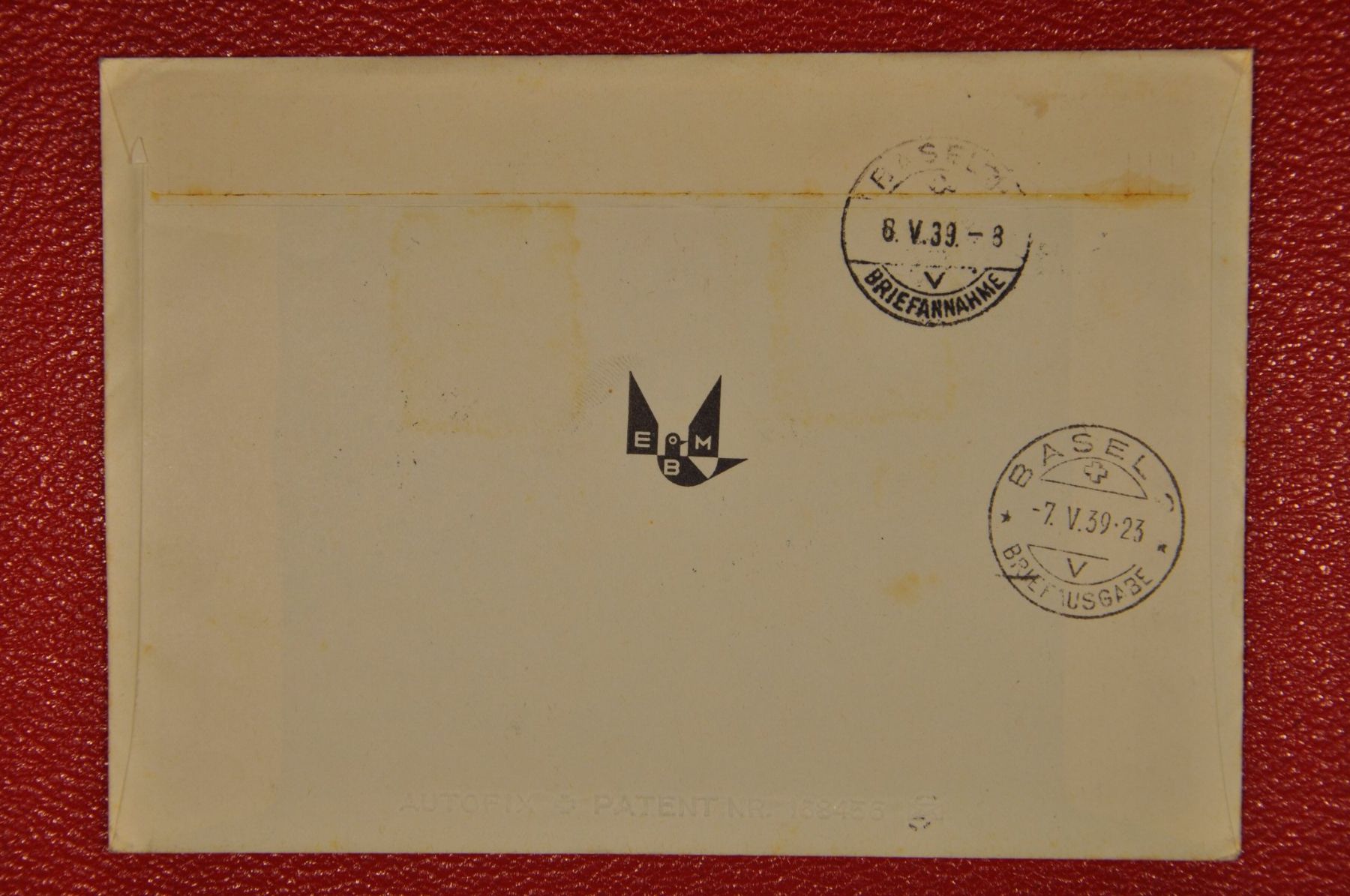 Alle Briefmarken: 1939 Europaflug Süd R-Brief – Gebraucht aus Wolfhalden von Zinauktion 1