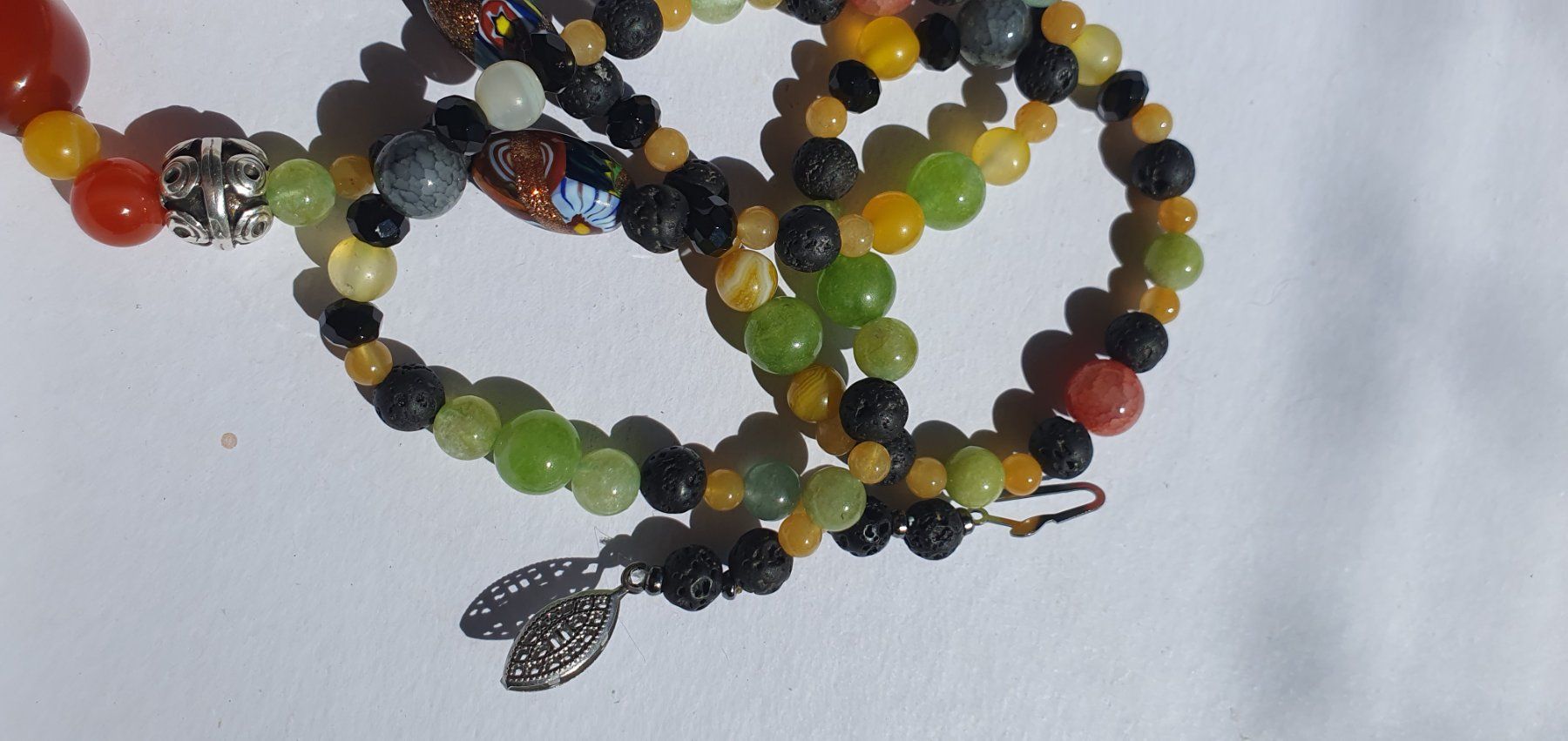 Catenine: Kette aus Murano und Edelstein mix – Nuovo (secondo la descrizione) da Benglen venduto da Meercat3 5