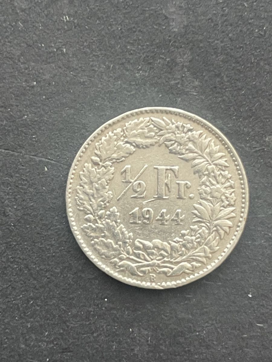 Alle Münzen: -.50 Silber CH Jahr 1944 – Gebraucht aus Meierskappel von Hala03