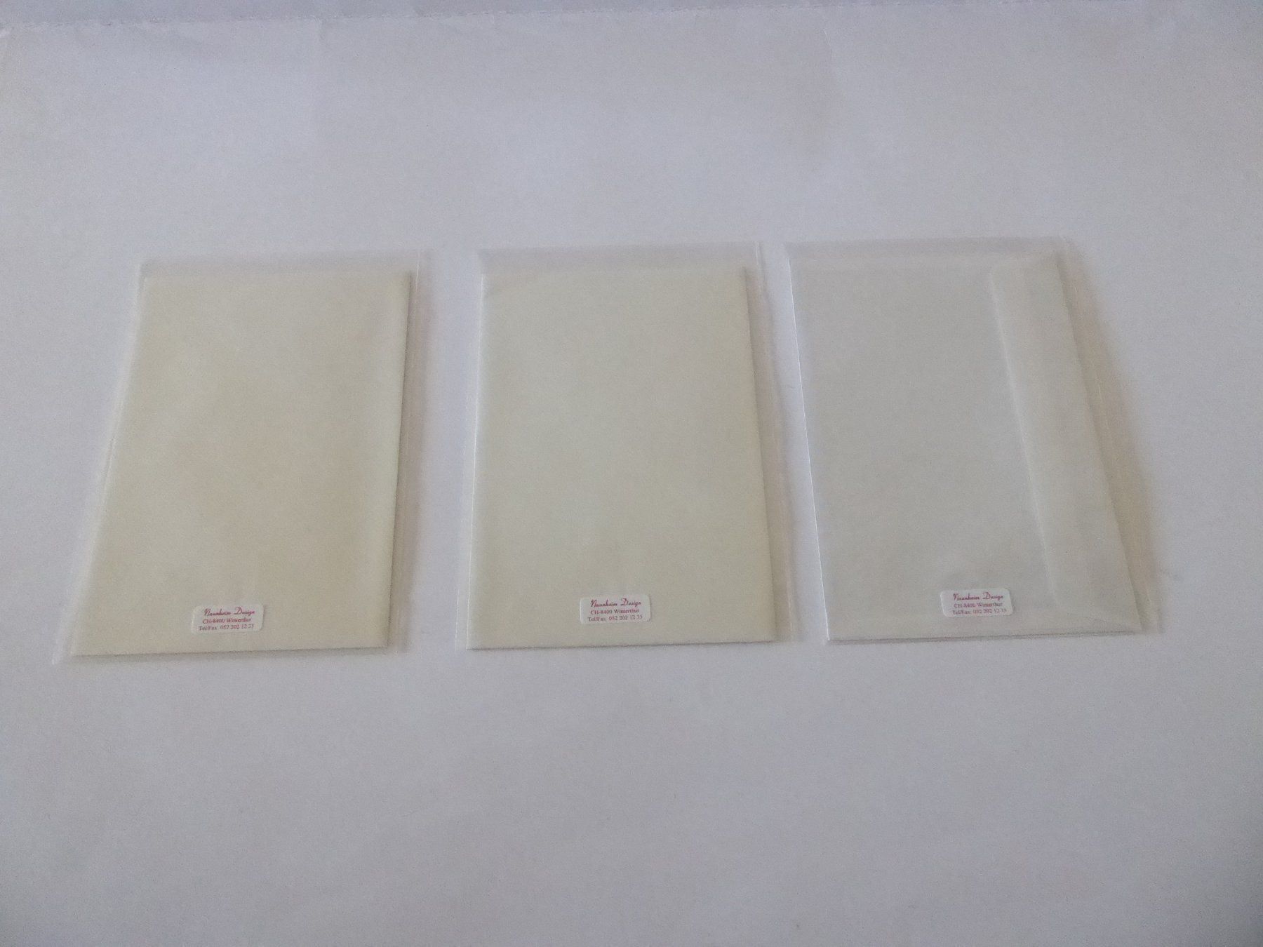 Cartoline: 3 Trauer Doppelschreibkarten m. Couverts – Nuovo e nell'imballaggio originale da Turbenthal venduto da Panau 1