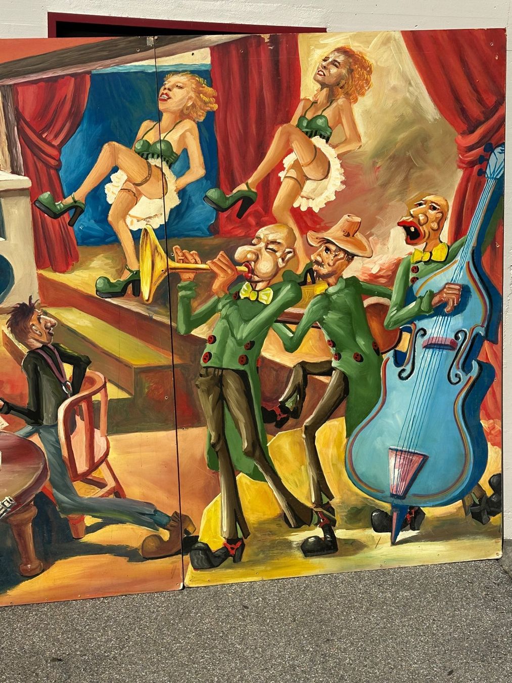 Posters & Illustrations: Wandbild handgemalt Scene Western Saloon – D'occasion à Nebikon par Wegere1 3