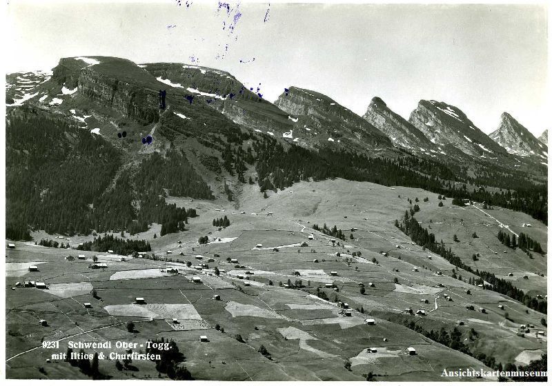 Cartoline postali: Schwendi - Ober-Toggenburg + 1946 – Usato da Emmenbrücke venduto da teestube