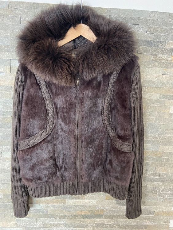 Veste Tricot Interdee Paris Fashion - Couleur Chameau, Taille 38, Occasion Très Bon état