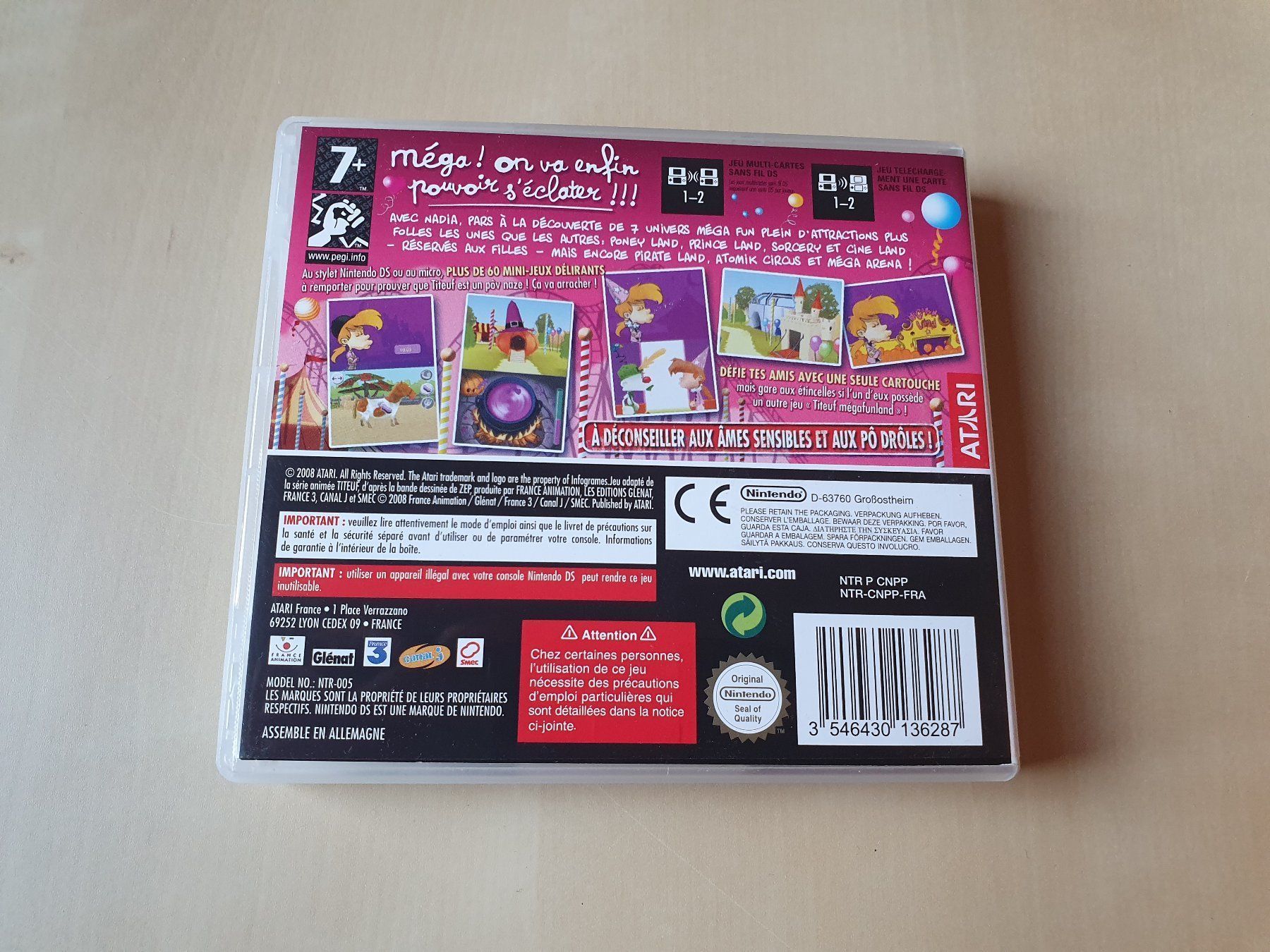 Nintendo Giochi: Nadia Mega Fun Land FRA – Usato da Stansstad venduto da collectorsshop 1