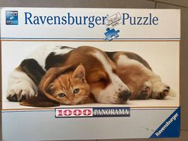 Puzzle Hund/Katze 1000