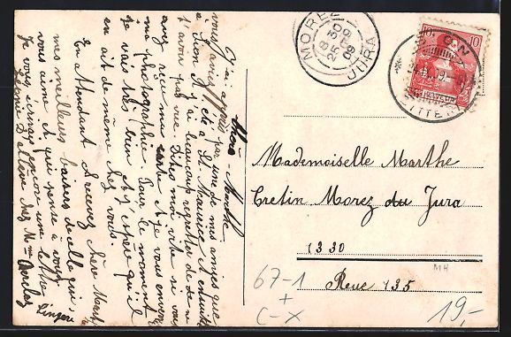 Ansichtskarten: Sion, Exposition Cantonale Valaisanne 19 – Gebraucht aus Berlin von bartko-reher 1