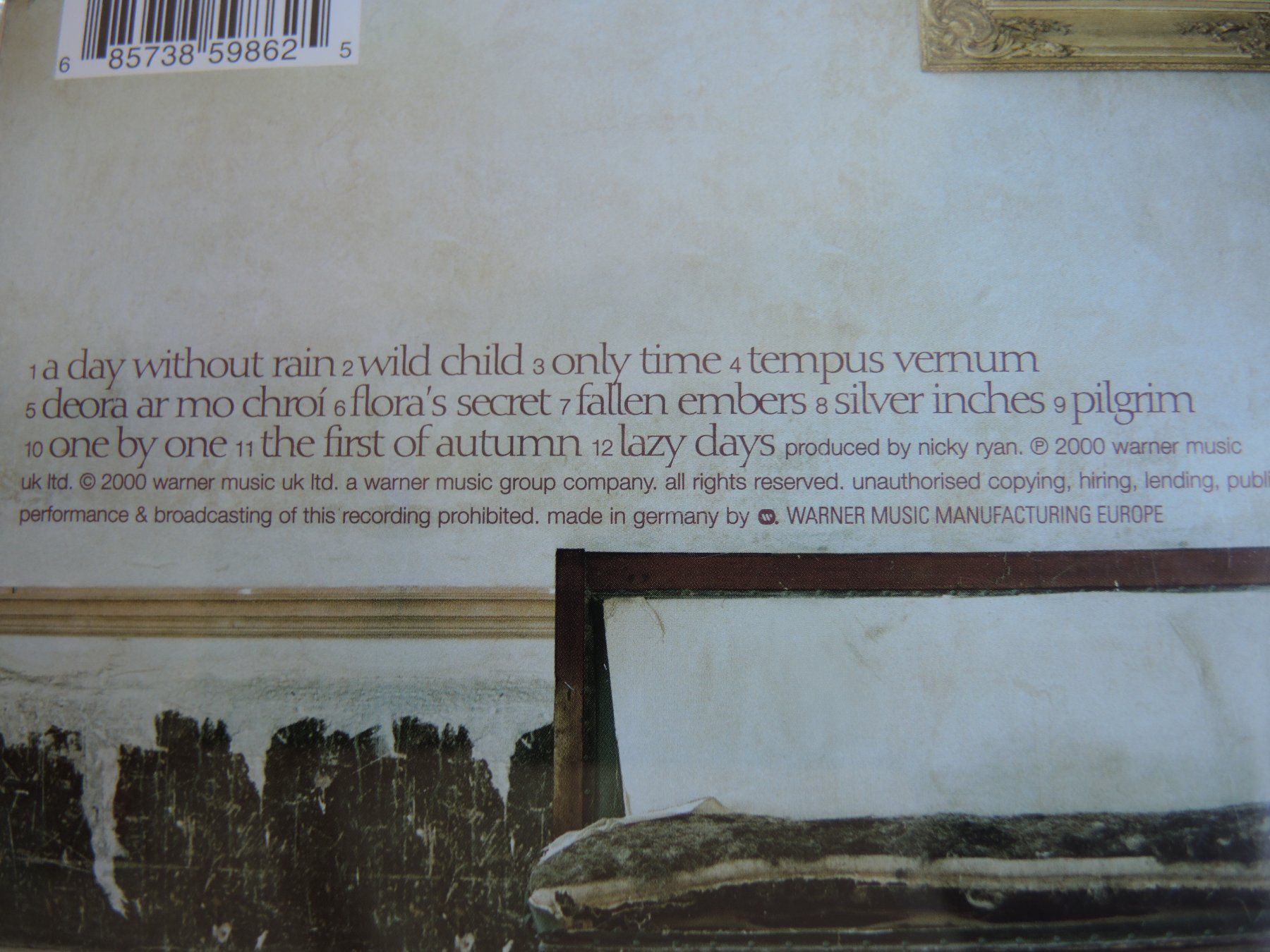 CD: Enya - A Day Without Rain CD – Usato da Rorschach venduto da maeck8 3