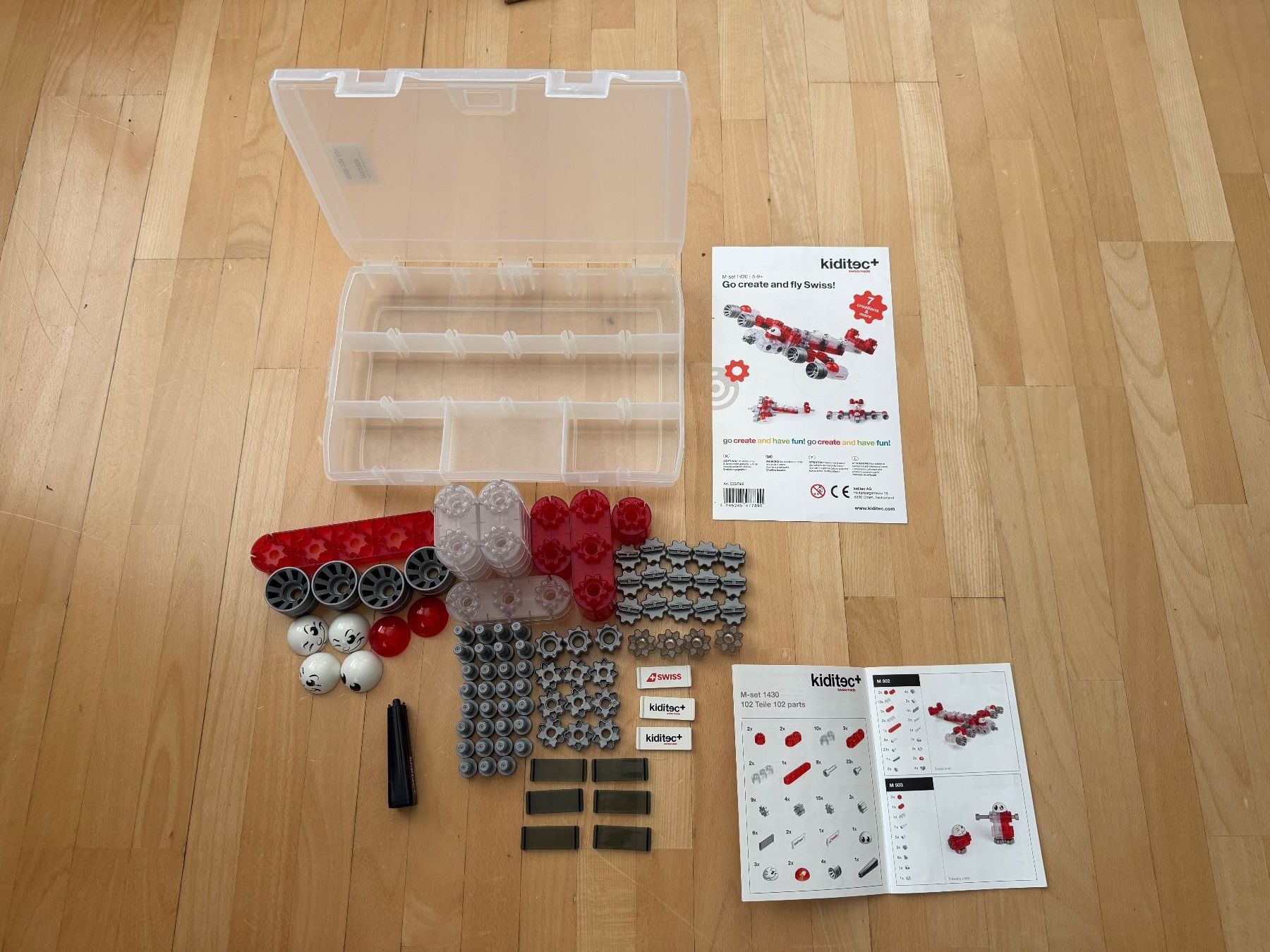 Kit di costruzioni: Kiditec M-Set Swiss Flugzeug – Usato da Zuerich venduto da Gvade 1