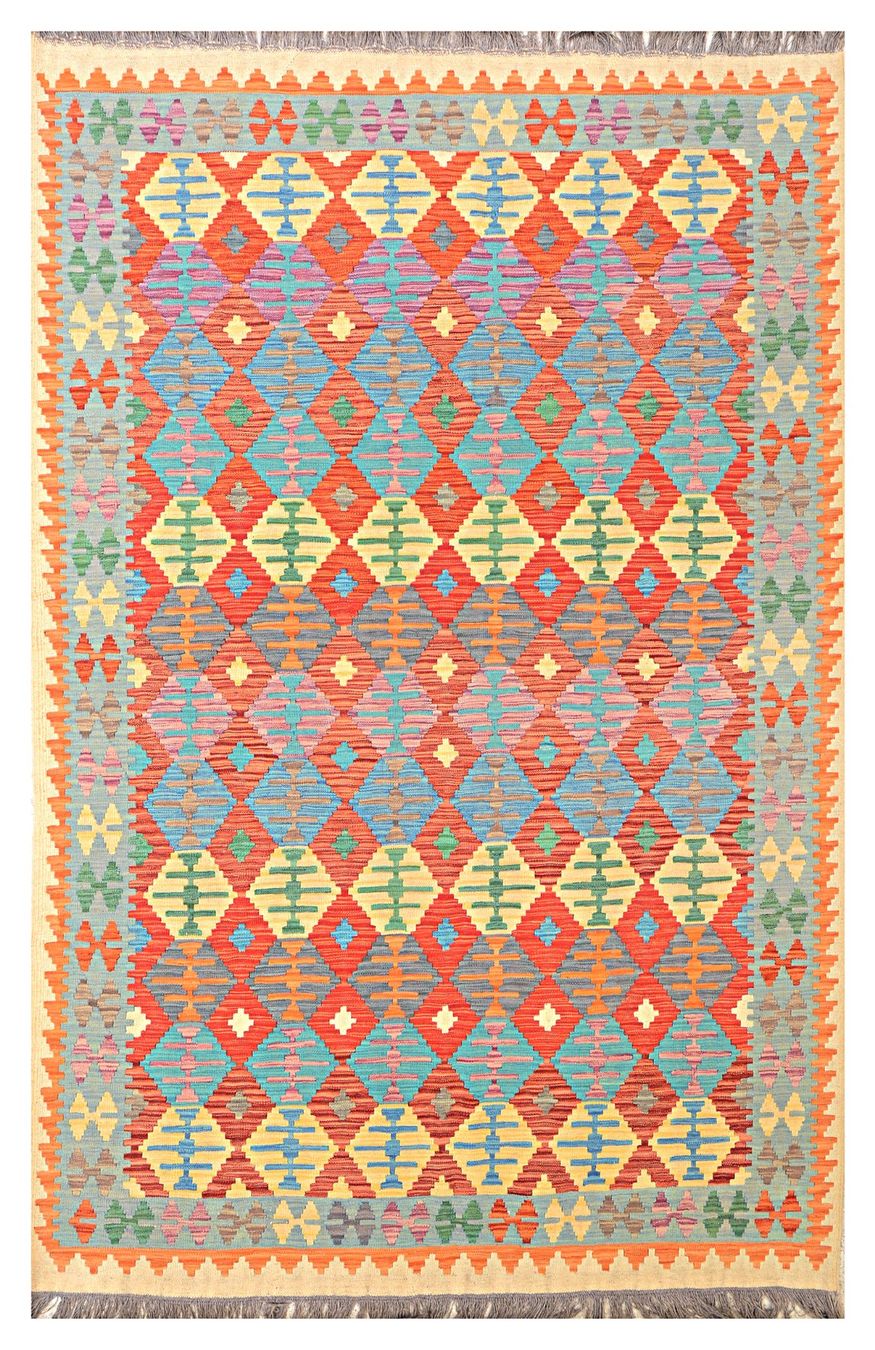 Kelim Tappeti: Oriente Kelim Teppich 200x300 cm – Nuovo e nell'imballaggio originale da Lahore venduto da Fairways79 4