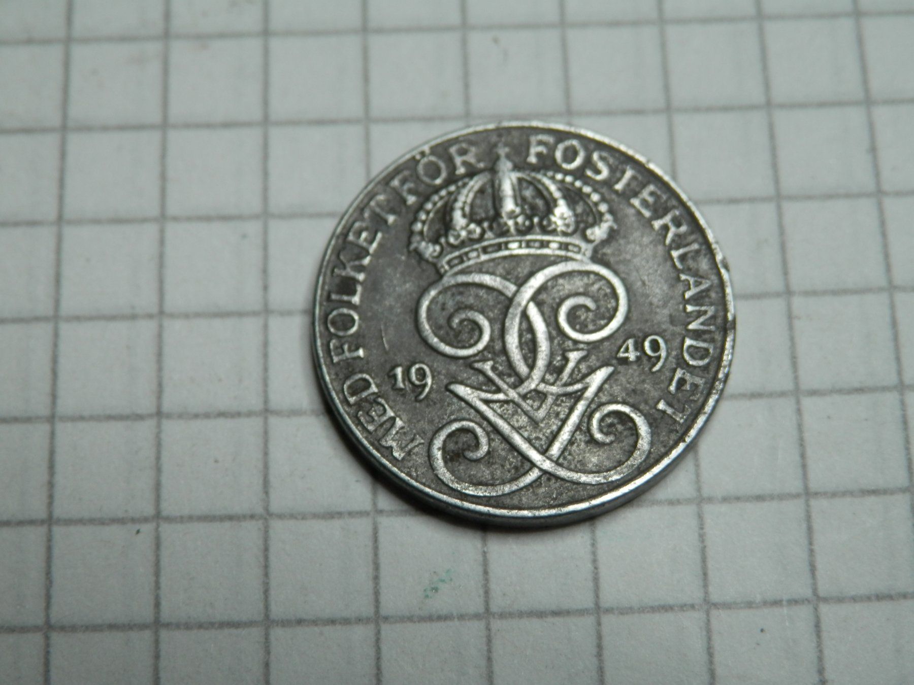 Tutti le monete: Schweden  1 Öre, 1949 – Usato da Weiach venduto da weiach81 1