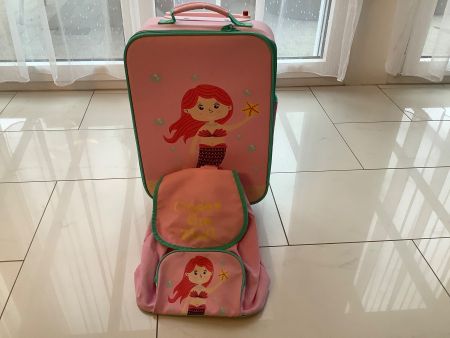 Kinder Koffer und Rucksack Meerjungfrau gebraucht