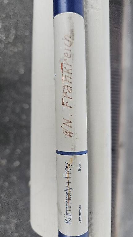 Cartine & Atlanti: Schulwandkarte FRANKREICH – Usato da Hunzenschwil venduto da Matthinique 1