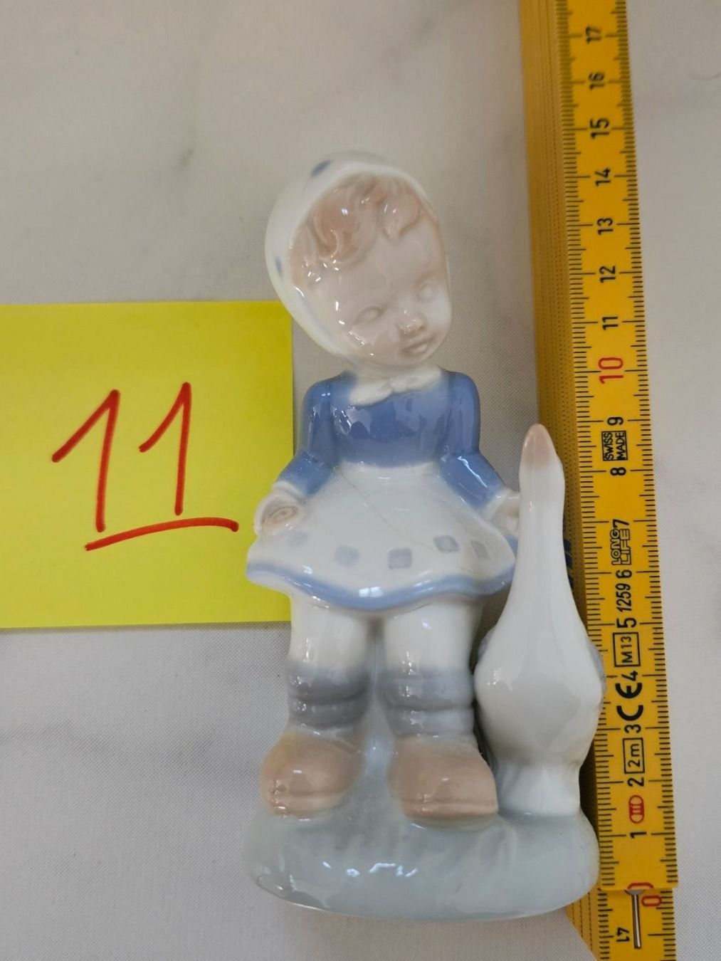 Figuren: Porzellanfigur Gänsehirtin – Gebraucht aus Meggen von G7957c24