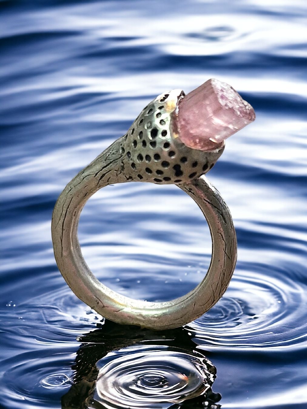 Ringe: Ring Silber mit rosa Turmalin, Gr. 54.5 – Neu und originalverpackt aus Aarau von Schmuckhoehle_MD 7