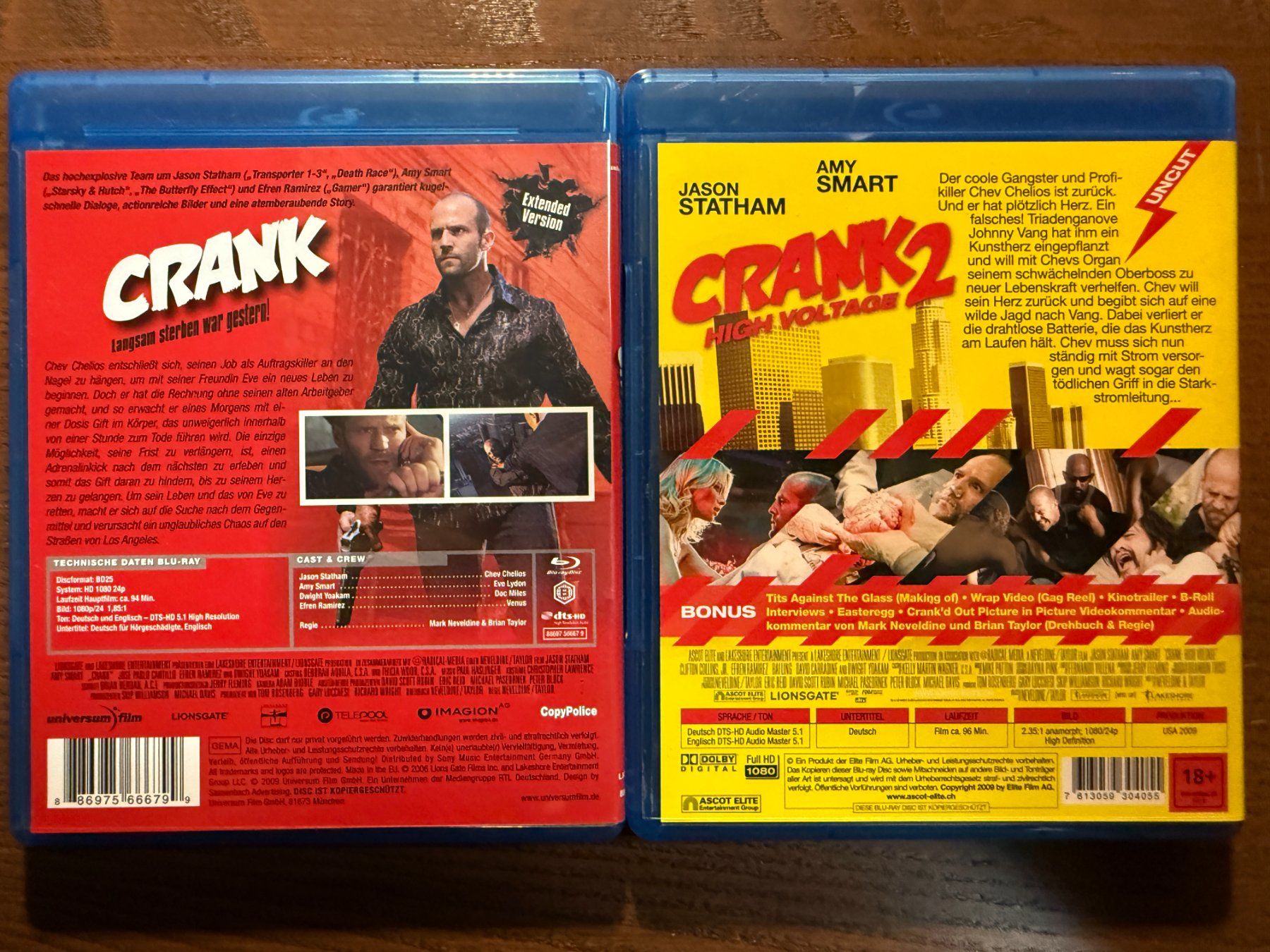 Tutti i DVDs: Crank - Teil 1 & 2 – Usato da Zürich venduto da Blu-ray_ZH 1