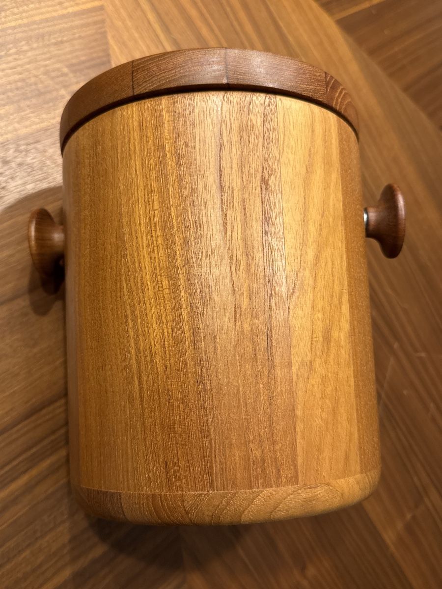 Altro: Vintage Teak Weinkühler / Sektkühler / Eiskübel – Usato da Grenchen venduto da Lucy68 2