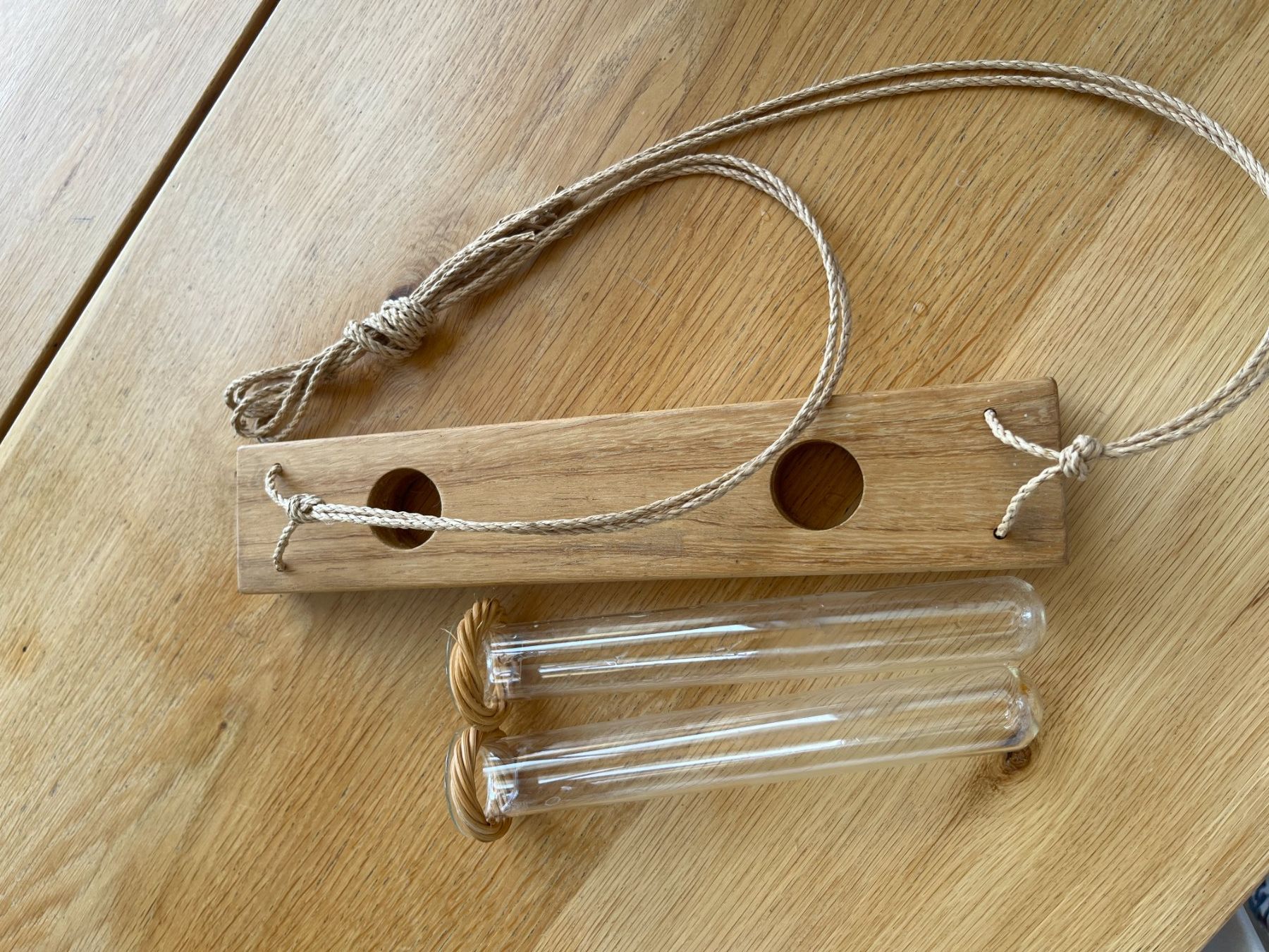 Vasi & Recipienti: Support fleurs Soliflore verre et bois – Usato da Seiry venduto da vanille08 8