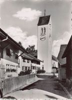 Veltheim (Winterthur), Dorfpartie mit Kirche, um 1945-50