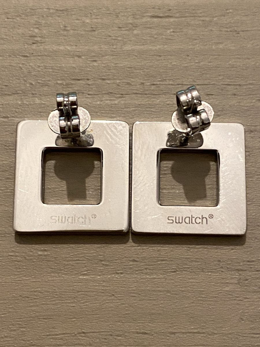 Ohrringe & -stecker: Swatch Ohrringe Multicolor – Gebraucht aus Birr von Vintage-Liebhaber 2