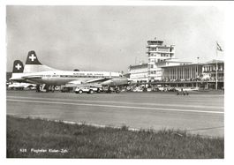 Flughafen Zürich - Kloten - SWISSAIR Lines - Tower - um 1955