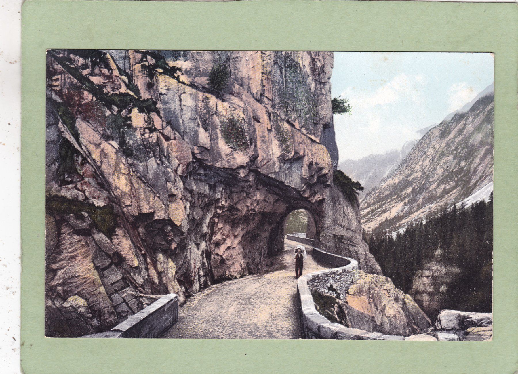Cartoline postali: Grimselstrasse beim  Handeggfall – Usato da Herisau venduto da Lisegrat2008