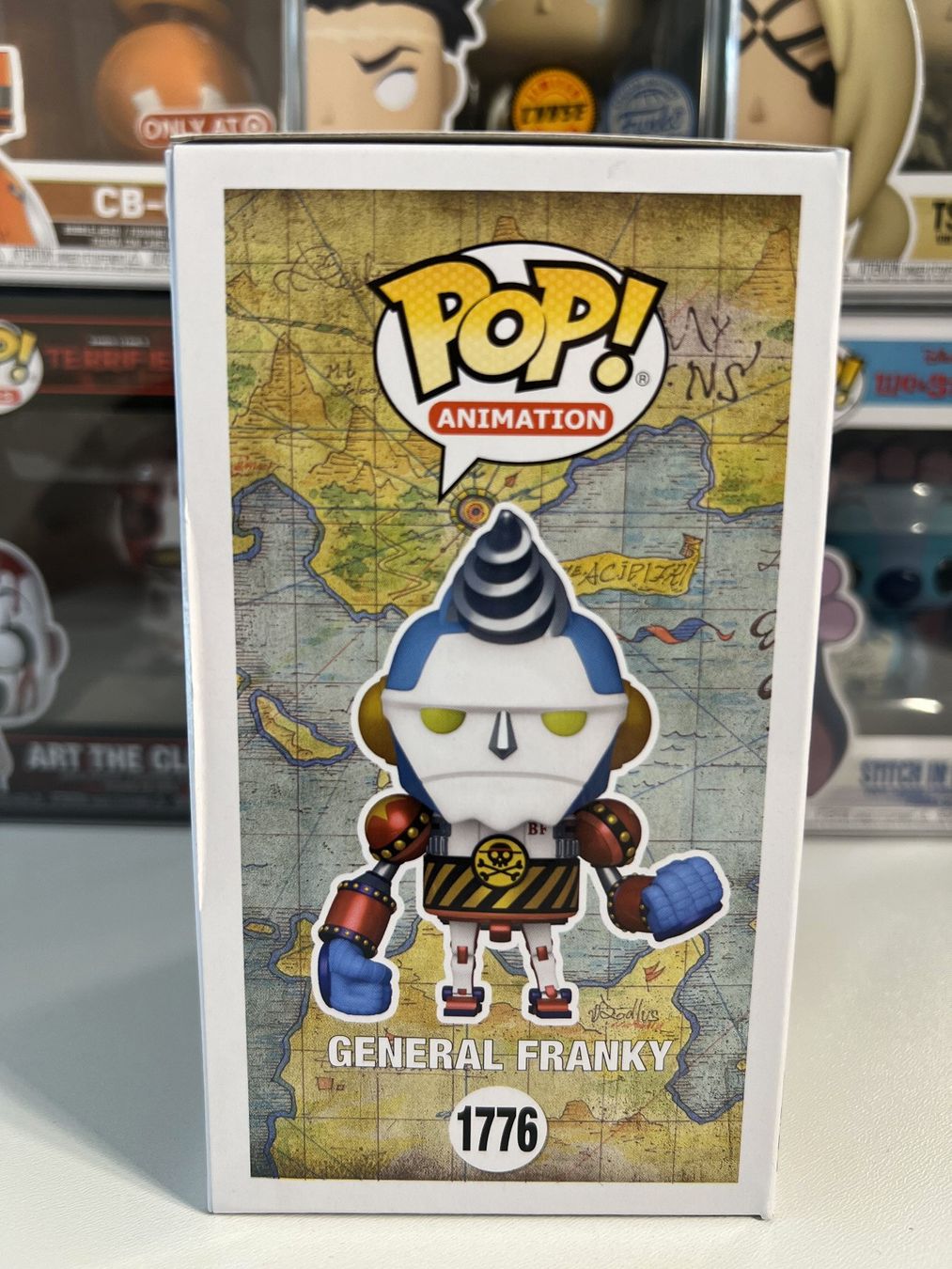 Funko Statuette: Funko POP Animation One Piece General Franky Edition Limitée – Nuovo e nell'imballaggio originale da Le Mouret venduto da perfectbijou 1