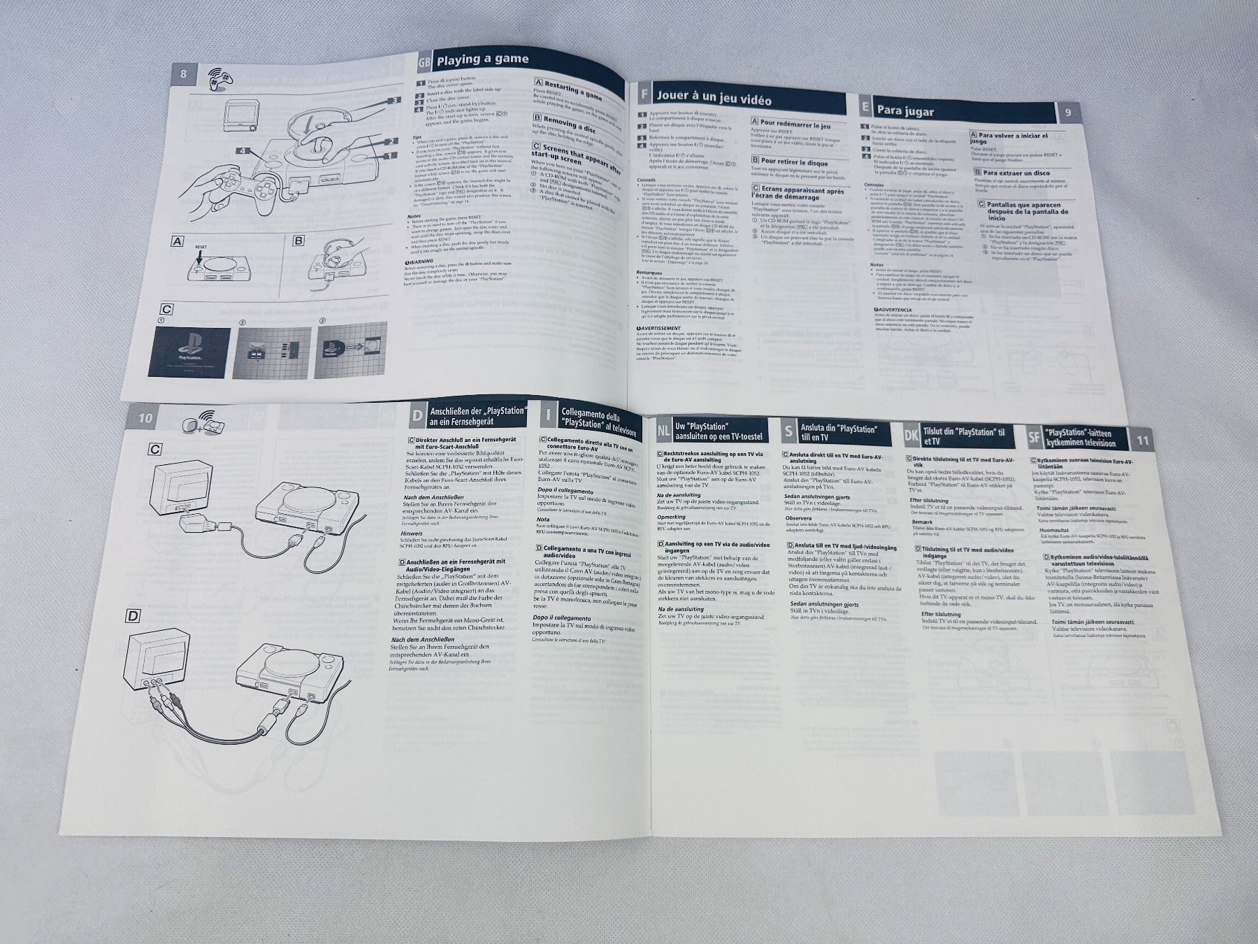 Documenti: Playstation 1 PSX  PS1 Anleitung zu Modell SCPH-5552 – Usato da Kappel SO venduto da MyFunBox 2