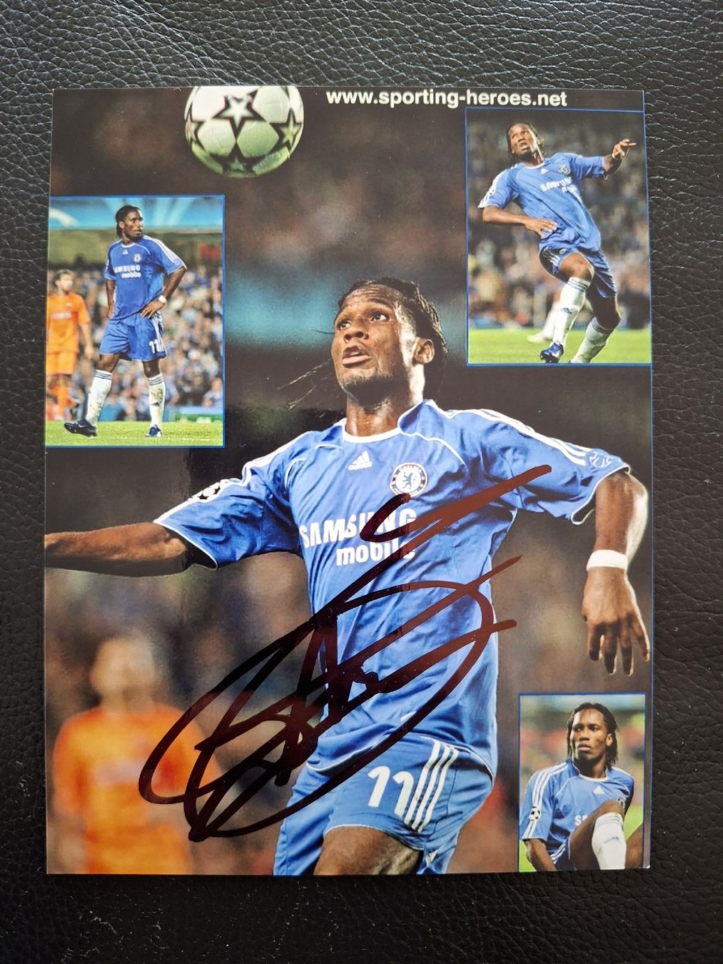 Autographes: Didier Drogba Autogramm Chelsea – D'occasion à Thun par wuschu